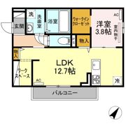 ピターニュ Bの間取り画像