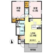 ラ メゾン デスポワ Aの間取り画像