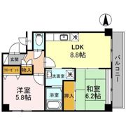 マンション奥野の間取り画像