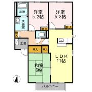 ディアス須田ノ木 A棟の間取り画像