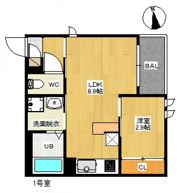 REGALEST 舟入南の間取り画像