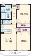グランドソレイユの間取り画像