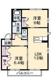 シャーメゾングレース B棟の間取り画像