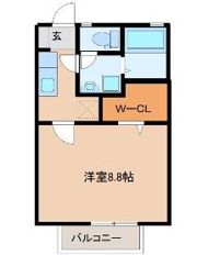 トレゾールⅠの間取り画像