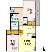 ローブ花水木の間取り画像