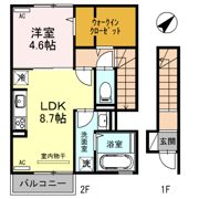 グローリー Jの間取り画像
