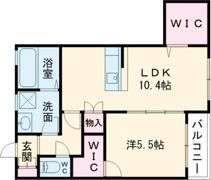 ビューライズあおばⅢの間取り画像