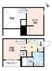 フローラ博多南の間取り画像