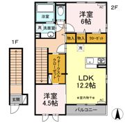 ハーベスト・ムーン Ⅰの間取り画像