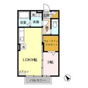 クレールアヴニール Aの間取り画像