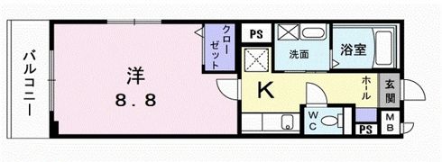 ヴァッレ ポルタの間取り画像