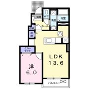 メゾンミルトCの間取り画像