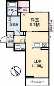 シャーメゾン エリセの間取り画像