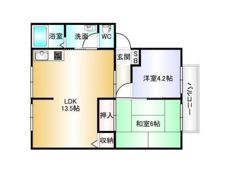 サンビレッジ田寺A棟の間取り画像