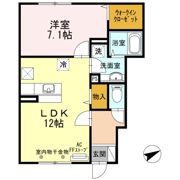 ディアコートプラスアール Aの間取り画像