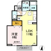 サンスクエア Aの間取り画像