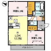 ホワイトハイツⅡの間取り画像