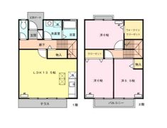 エバーグリーン Aの間取り画像