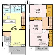 レジアスコート Bの間取り画像