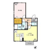 リビングタウン愛野南 Bの間取り画像