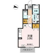 ヴィラ小山 Aの間取り画像
