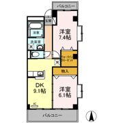リバーパーク桂の間取り画像