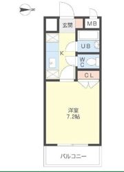 アルウィンコート亀川の間取り画像