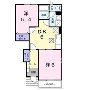 シャルマンDの間取り画像