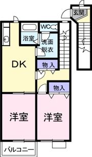 アミスターの間取り画像
