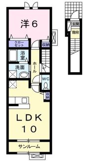 カーサSH Ⅰ棟の間取り画像