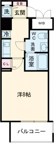 アクロス神戸住吉ステーションフロントの間取り画像