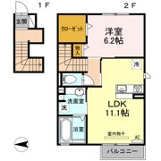 ハピネスVの間取り画像