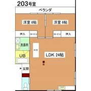 コーポ隆の間取り画像
