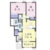 クラール東村 Kの間取り画像