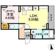 アムール東向島の間取り画像