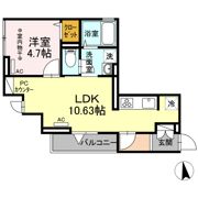 アムール東向島の間取り画像