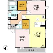 アーバングリーン長尾 A棟の間取り画像
