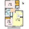パルケ山口 A棟の間取り画像