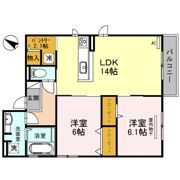 ソフィアコート鳥飼 B棟の間取り画像