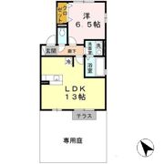 サンフィールド Ⅱ棟の間取り画像