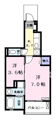 レジデンス T＆Tの間取り画像