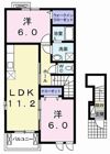 ベル アンジュの間取り画像