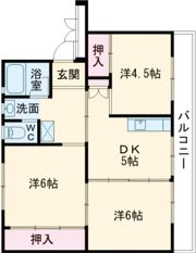 ビレッジハウス直方3号棟の間取り画像