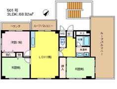 ベルトピア西明石6の間取り画像