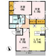 Villa Primavera Ⅰ棟の間取り画像