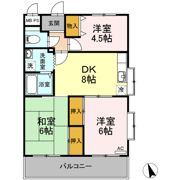 アネックスきりたの間取り画像