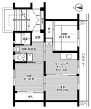 ビレッジハウス大府1号棟の間取り画像