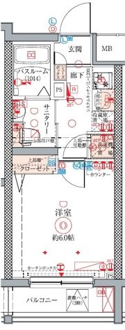 クレヴィスタ方南町Ⅱの間取り画像