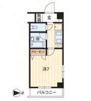 シャルマン三篠の間取り画像