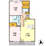 ハーネスの間取り画像